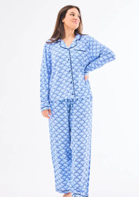 Charlotte Glance PJs Pant Set - Blue