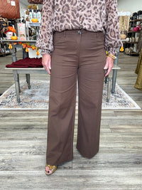 The Mocha Muse Wide Leg Pants