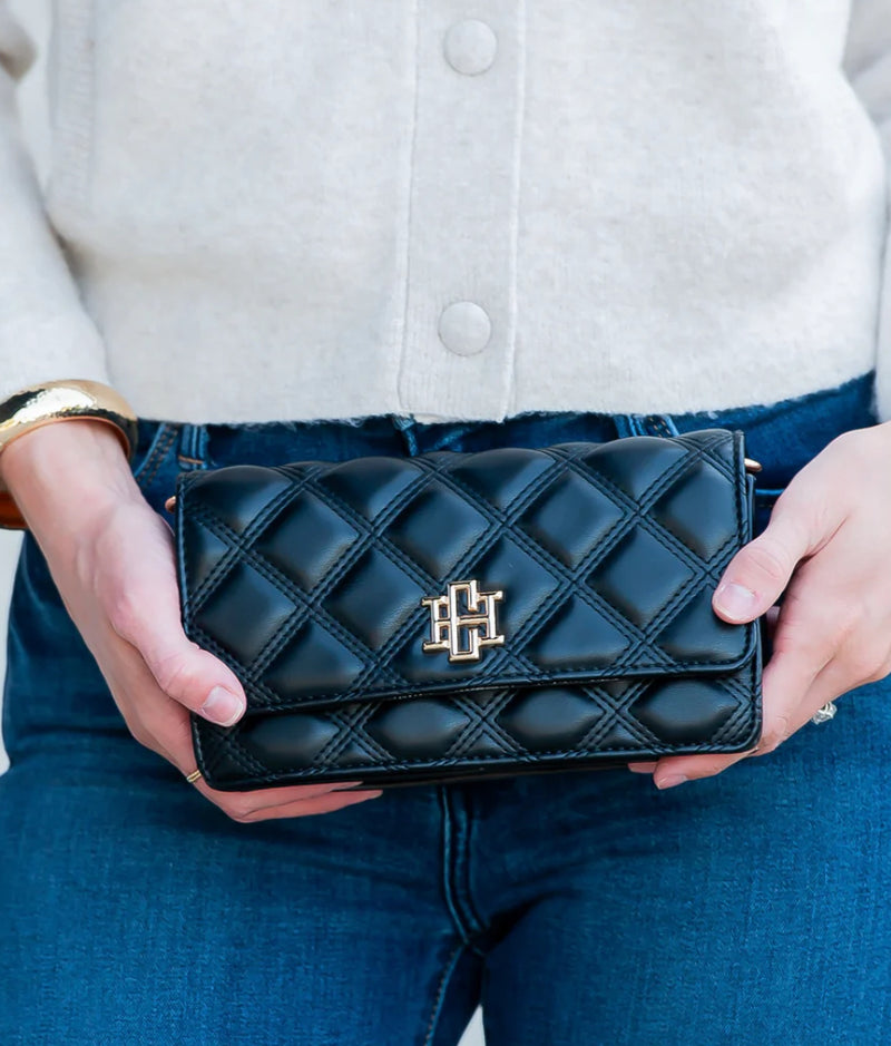 Brynleigh Clutch Crossbody Black - Caroline Hill
