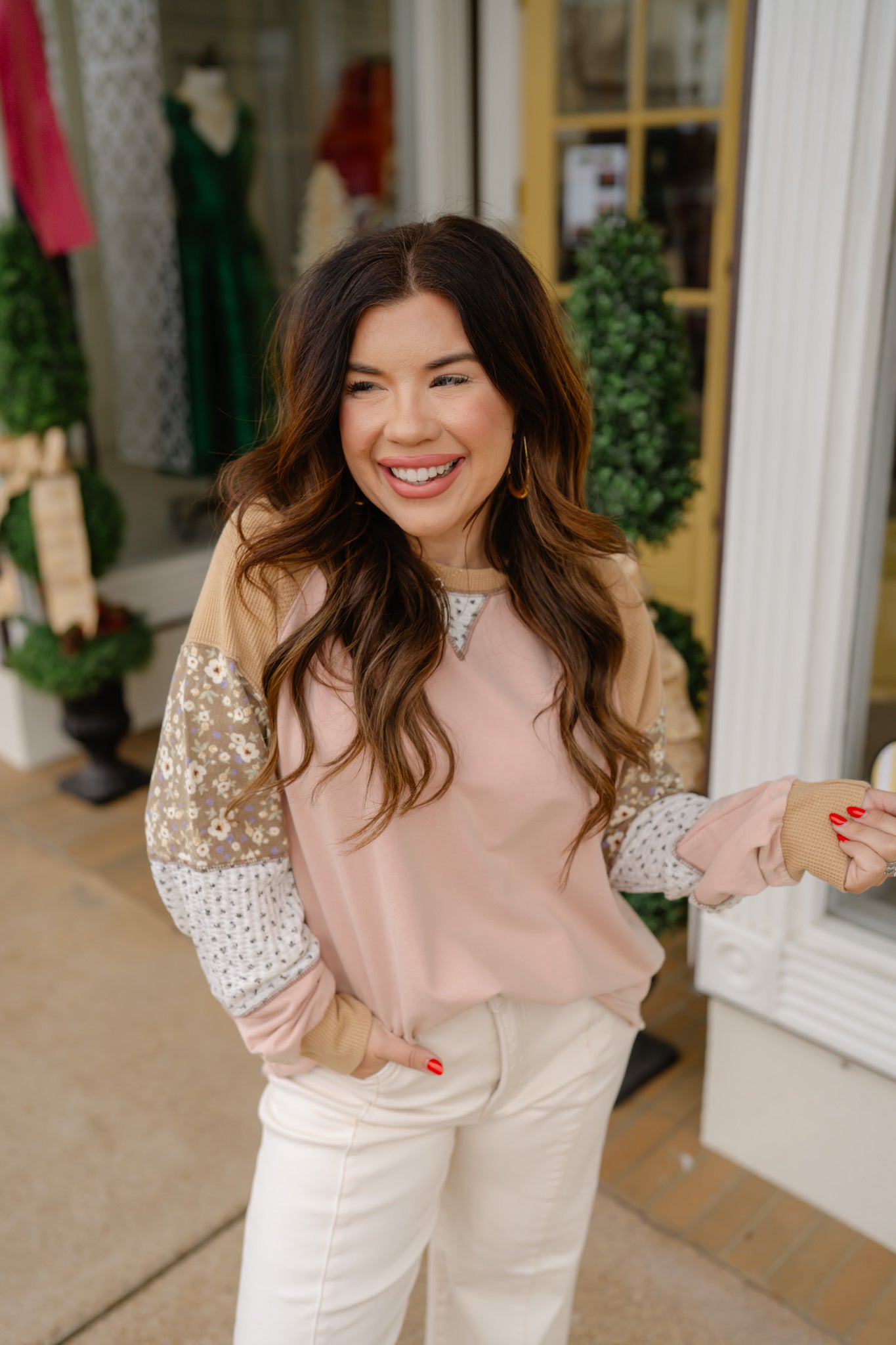 The Kacy Patchwork Top