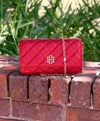 Brynleigh Clutch Crossbody Red - Caroline Hill