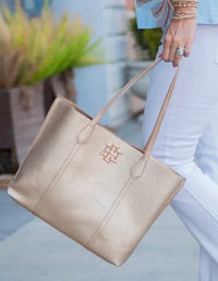 Caroline Hill - Heath Tote Bag - Gold EC