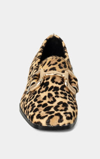 THERESE loafers - Leopard Hair