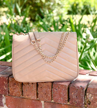 Mia Crossbody Bag Latte - Caroline Hill