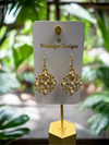 Weisinger Designs - cross earring with pearl accents