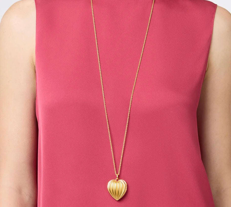 Julie Vos - Puffy Heart Locket