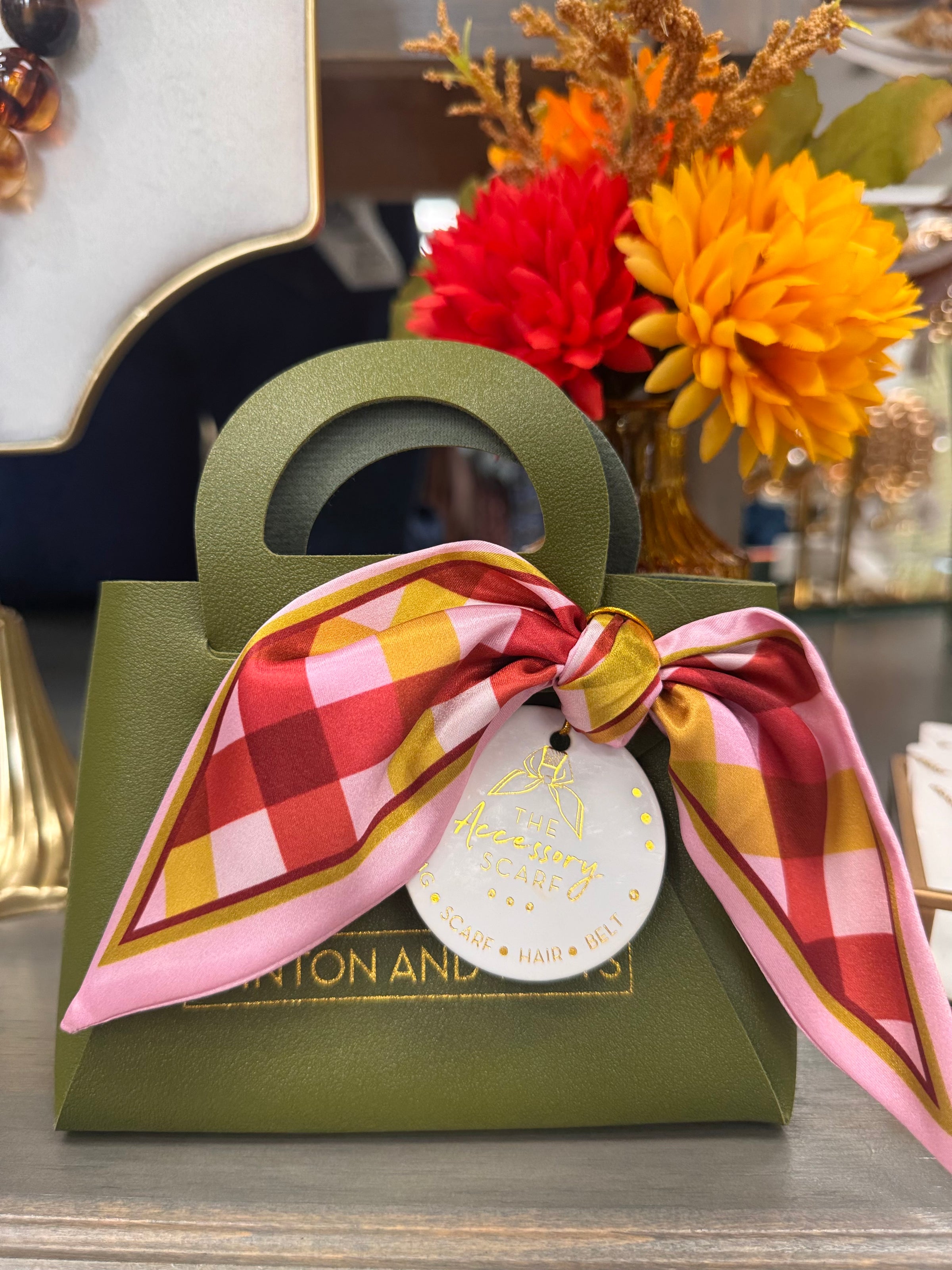 AUGUSTA MADRAS ACCESSORY SCARF