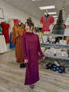 The Gina dress - Burgundy
