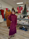 The Gina dress - Burgundy