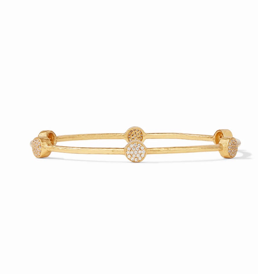 Julie Vos - Milano Luxe Bangle - Pave Cubic Zirconia - Medium