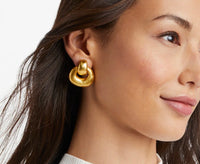 Julie Vos - Avalon Doorknocker Earring - Gold - One Size