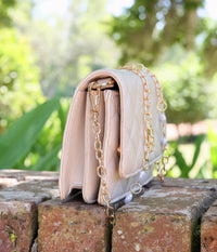 Brynleigh Clutch Crossbody Pearl Quilted - Caroline Hill