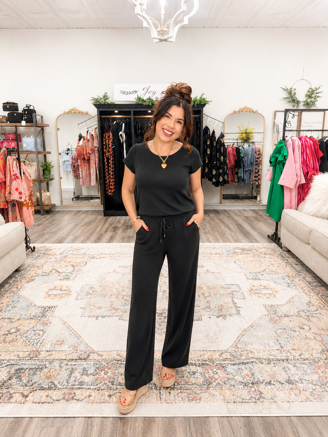Carlisle Jumpsuit | Mary Square | Soft Cloudsilk Fabric