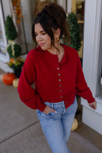 The Janice sweater - Red