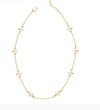 Natalie Wood Believer Cross Mini Necklace in Gold