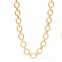Julie Vos - Catalina Demi Link Necklace - Gold - Pearl - One Size