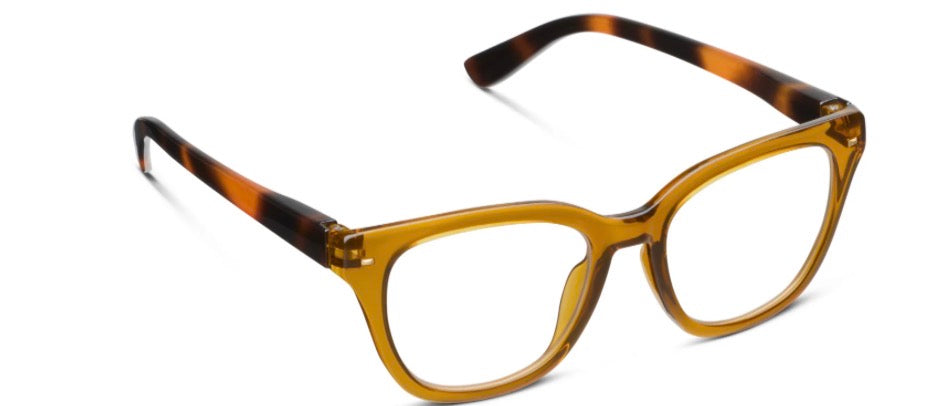 Lenora Blue Light Protection Readers- Butterscotch/Mocha Tortoise