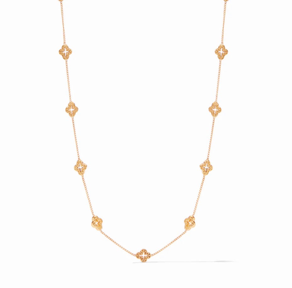 Julie Vos - Florentine Demi Delicate Station Necklace - Gold
