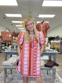 Pink Sunset Shift Dress