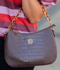 Caroline Hill - Charlee Crossbody Chocolate EC