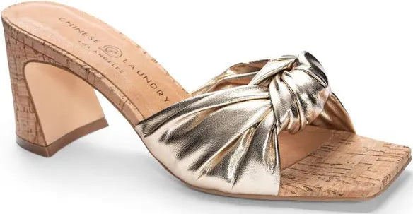 Yvonna Metallic Heel