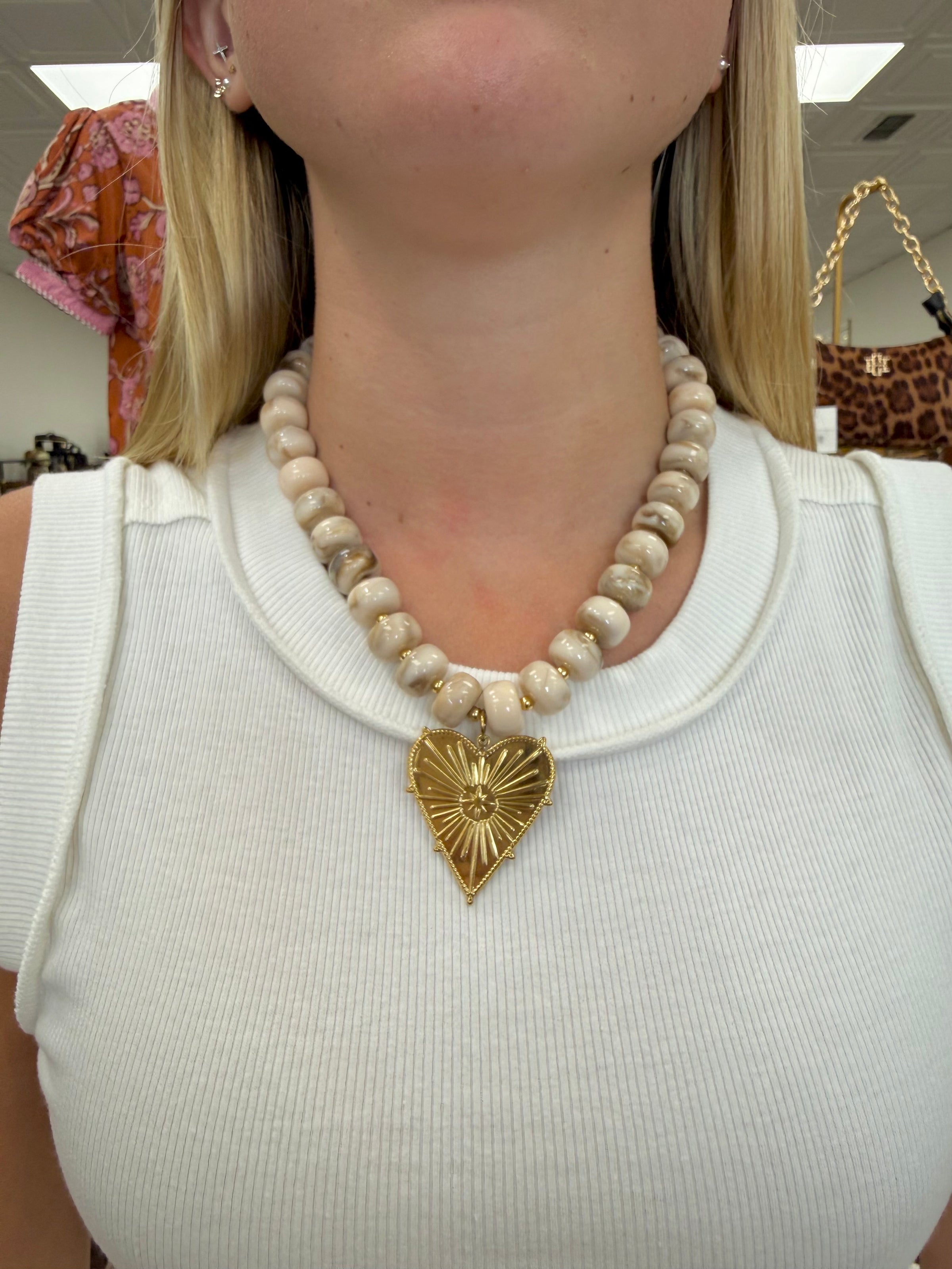 The Olly Gold Heart Necklace