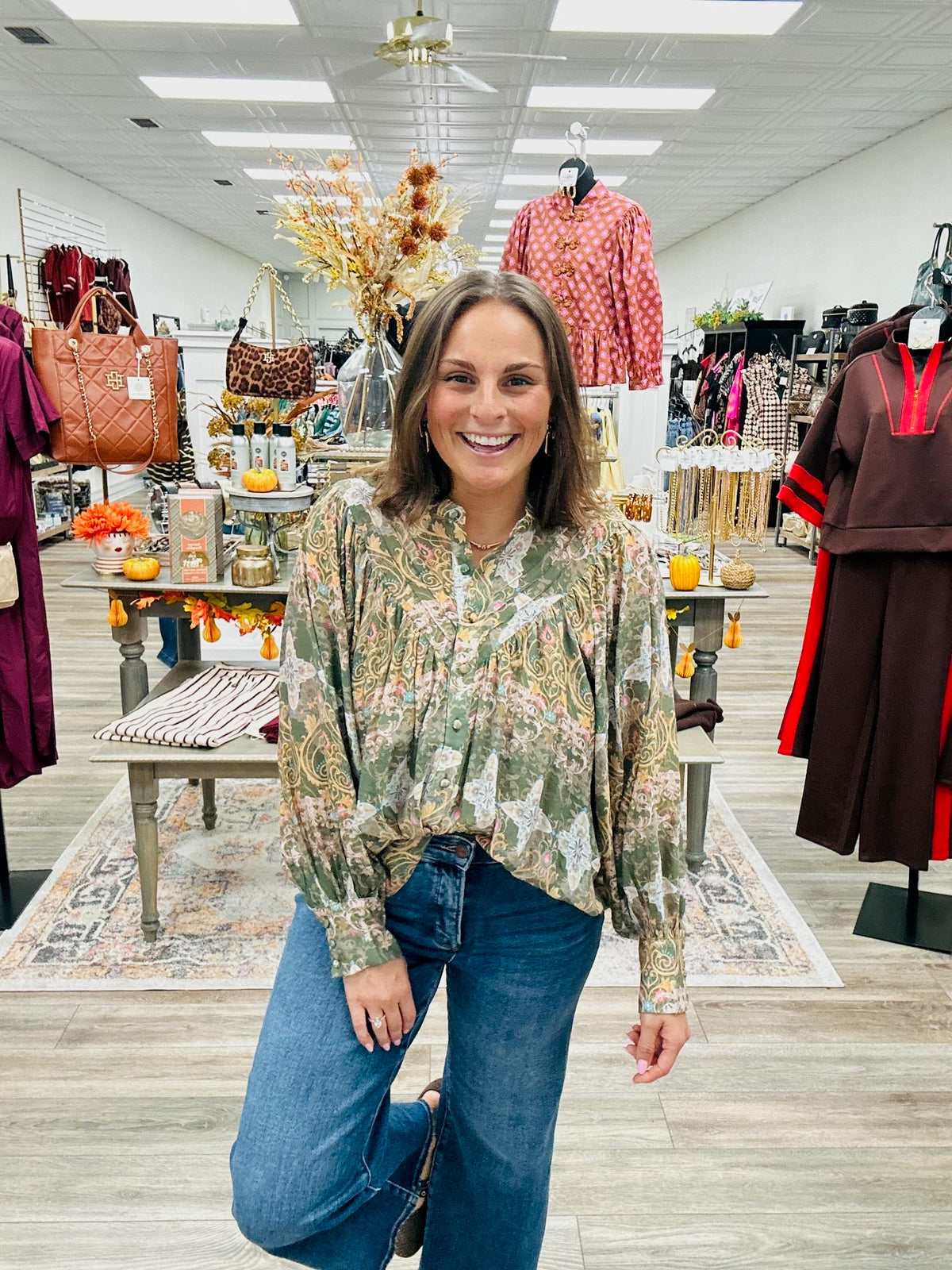Enchanted Grove Paisley Blouse