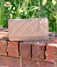 Brynleigh Clutch Crossbody Latte -Caroline Hill