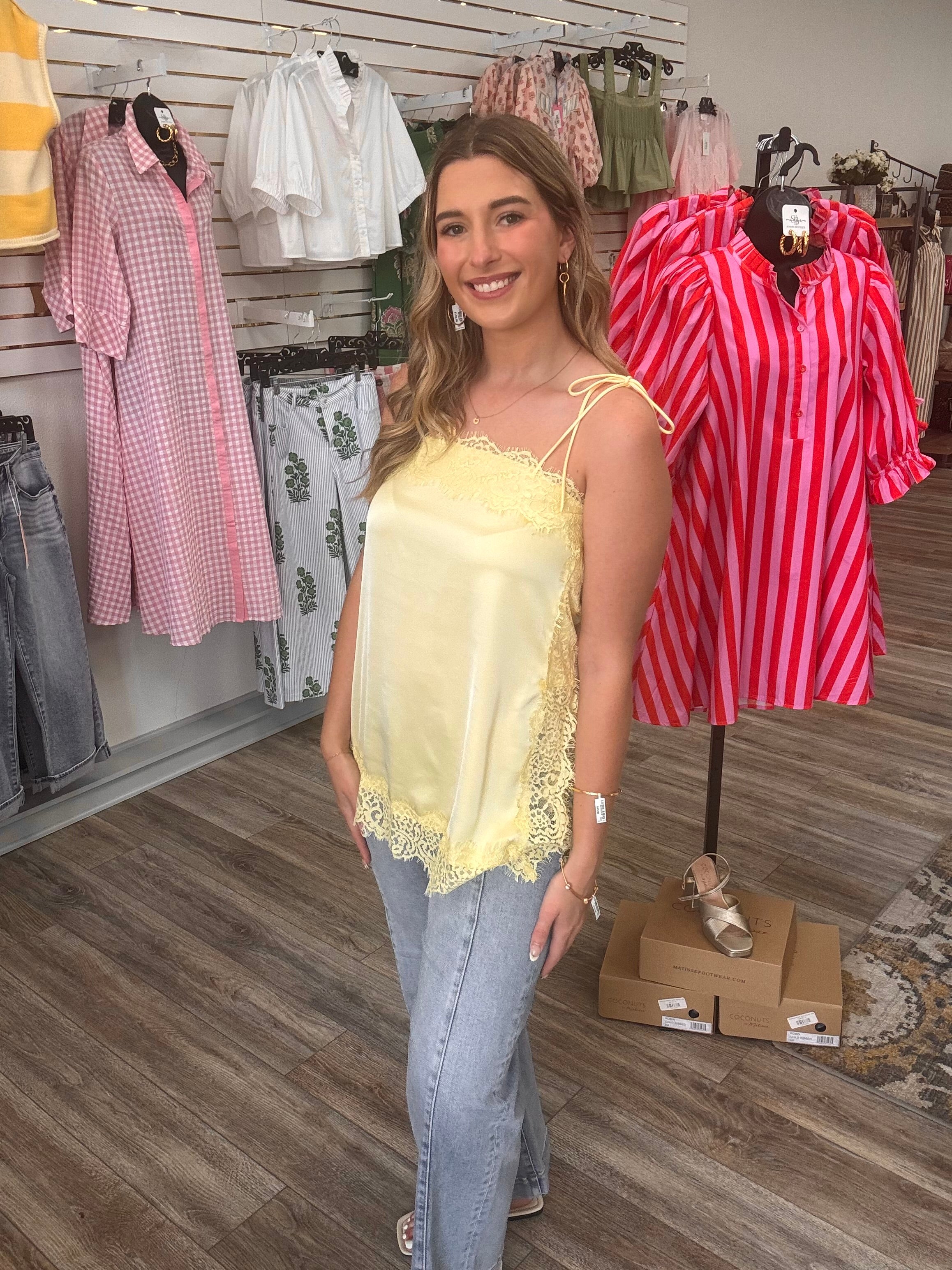 The Maegan satin Cami-Entro