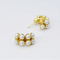 Pearls and Gold Hoop