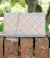 Brynleigh Clutch Crossbody Pearl Quilted - Caroline Hill