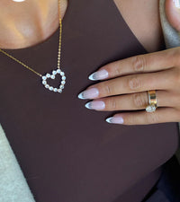 DIAMOND HEART NECKLACE - Chansutt Pearl