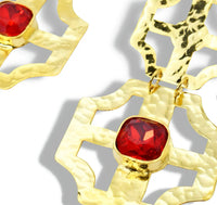 Stacey Ruby Earrings
