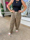 The Diana Leopard joggers