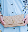 Brynleigh Clutch Crossbody Latte -Caroline Hill
