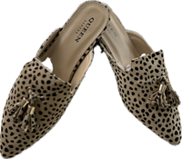 Darcy Leopard Pointed Mule