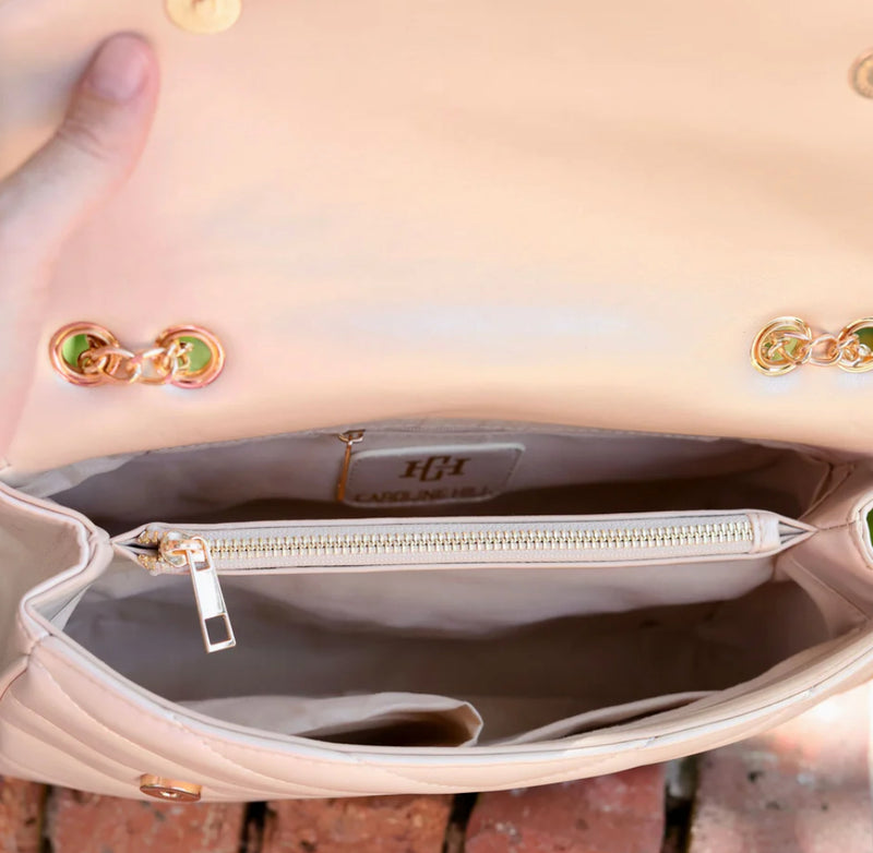 Mia Crossbody Bag Latte - Caroline Hill
