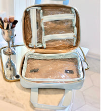 Caroline Hill - Punta Cana Large Case -  Light Blue Patent