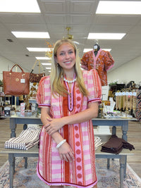 Pink Sunset Shift Dress