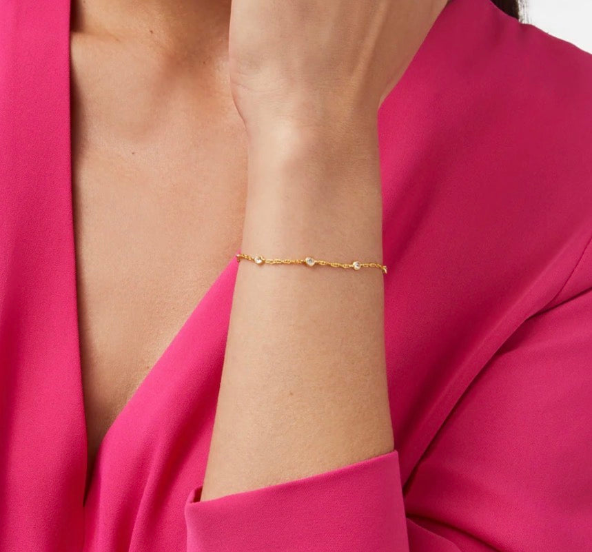 Julie Vos - Celeste Delicate Bracelet - Cubic Zirconia