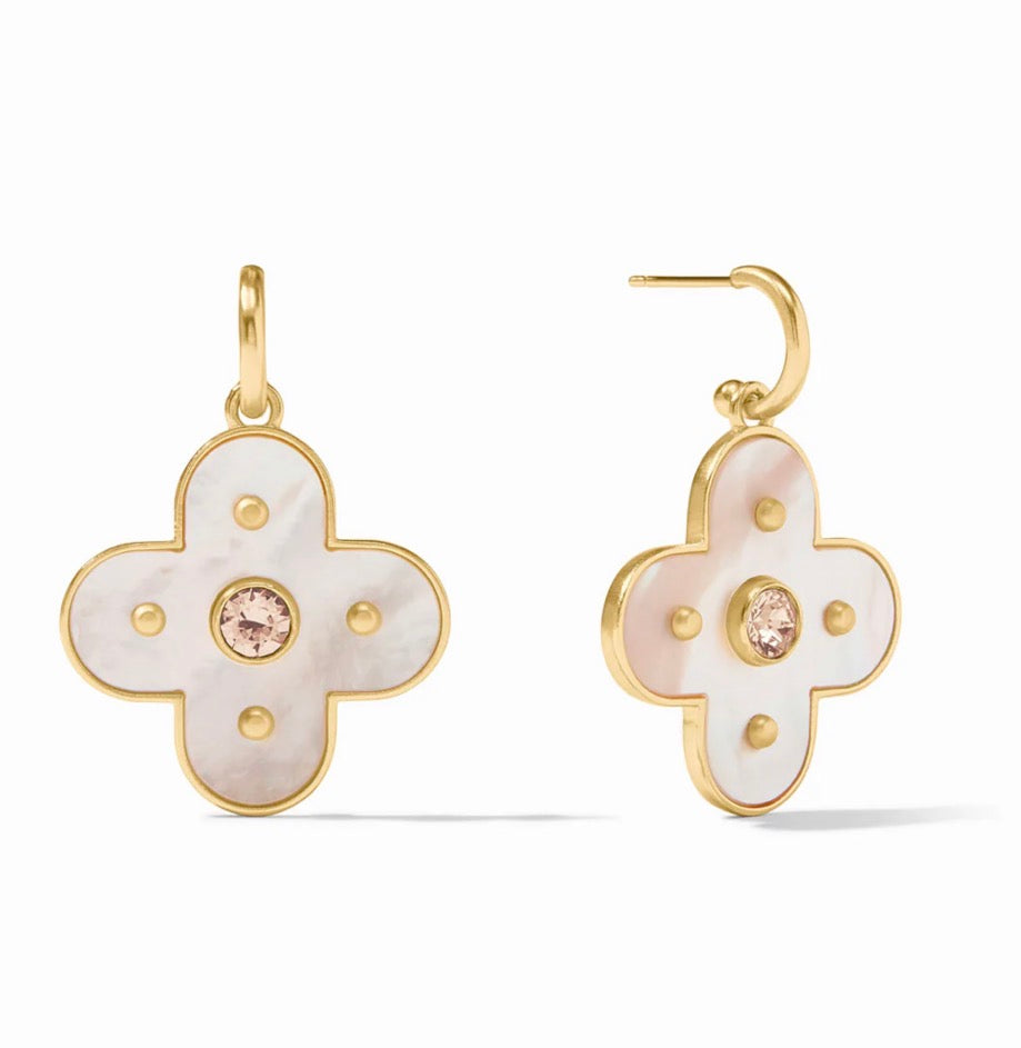 Julie Vos - Colette Statement Hoop & Charm Earring