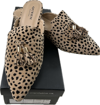 Darcy Leopard Pointed Mule