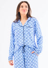 Charlotte Glance PJs Pant Set - Blue