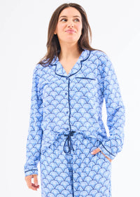 Charlotte Glance PJs Pant Set - Blue