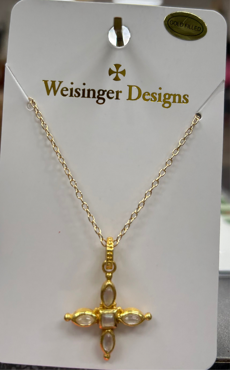 Weisinger Designs - mother of pearl necklace