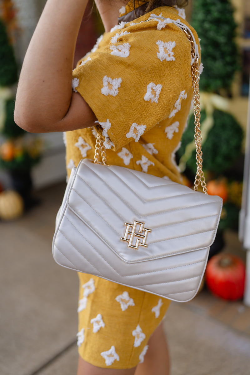 Mia Crossbody Bag Pearl - Caroline Hill