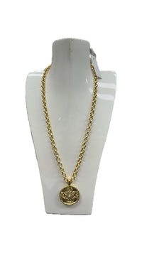 Weisinger Design 21” length chain coin cross