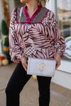 Cecilia Circle Logo Handbag Pearl - Caroline Hill