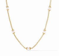 Julie Vos - Hydra Delicate Station Necklace - Gold - Pearl
