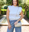 Brynleigh Clutch Crossbody Pearl Quilted - Caroline Hill